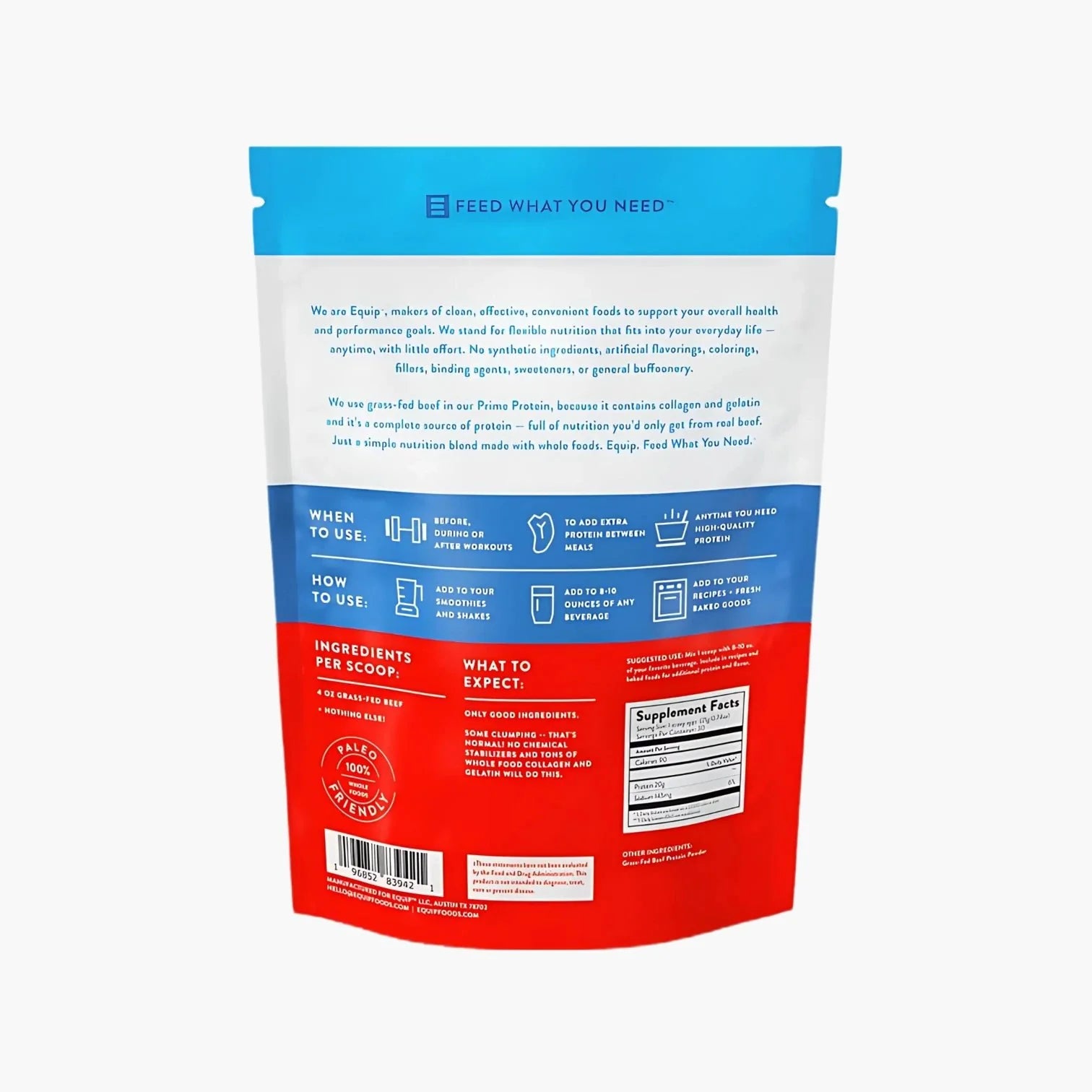 Prime Protein Beef Isolate - Equip - B. Health Shop