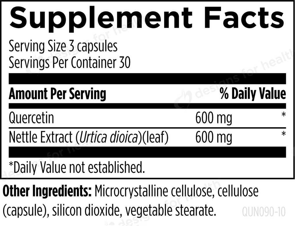 Quercetin + Nettles - Design Health - B. Health Shop