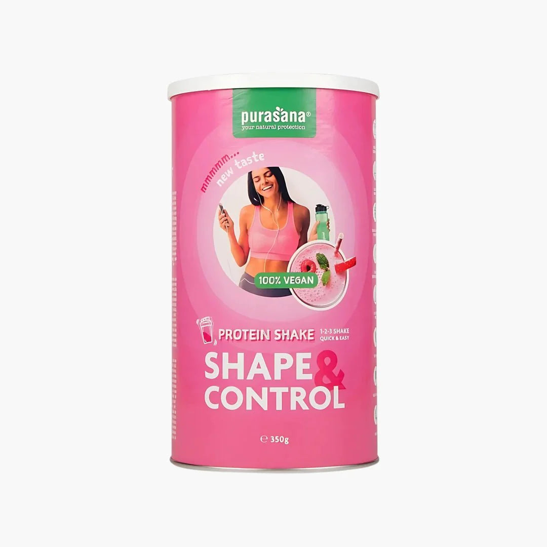 Shape & Control Protein Strawberry Raspberry - purasana - B. Health Shop
