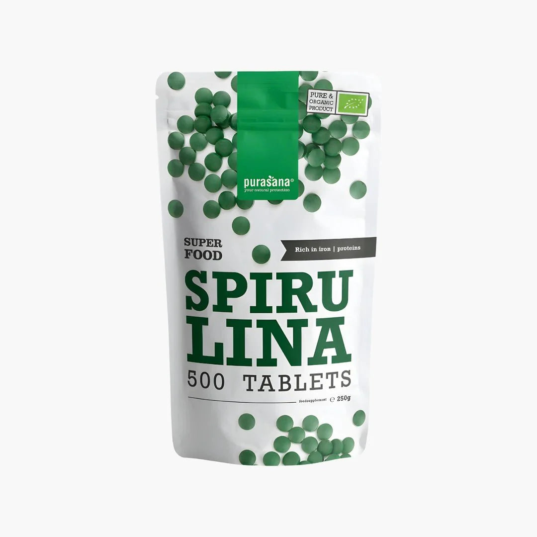 Spirulina Tablets (500) - purasana - B. Health Shop