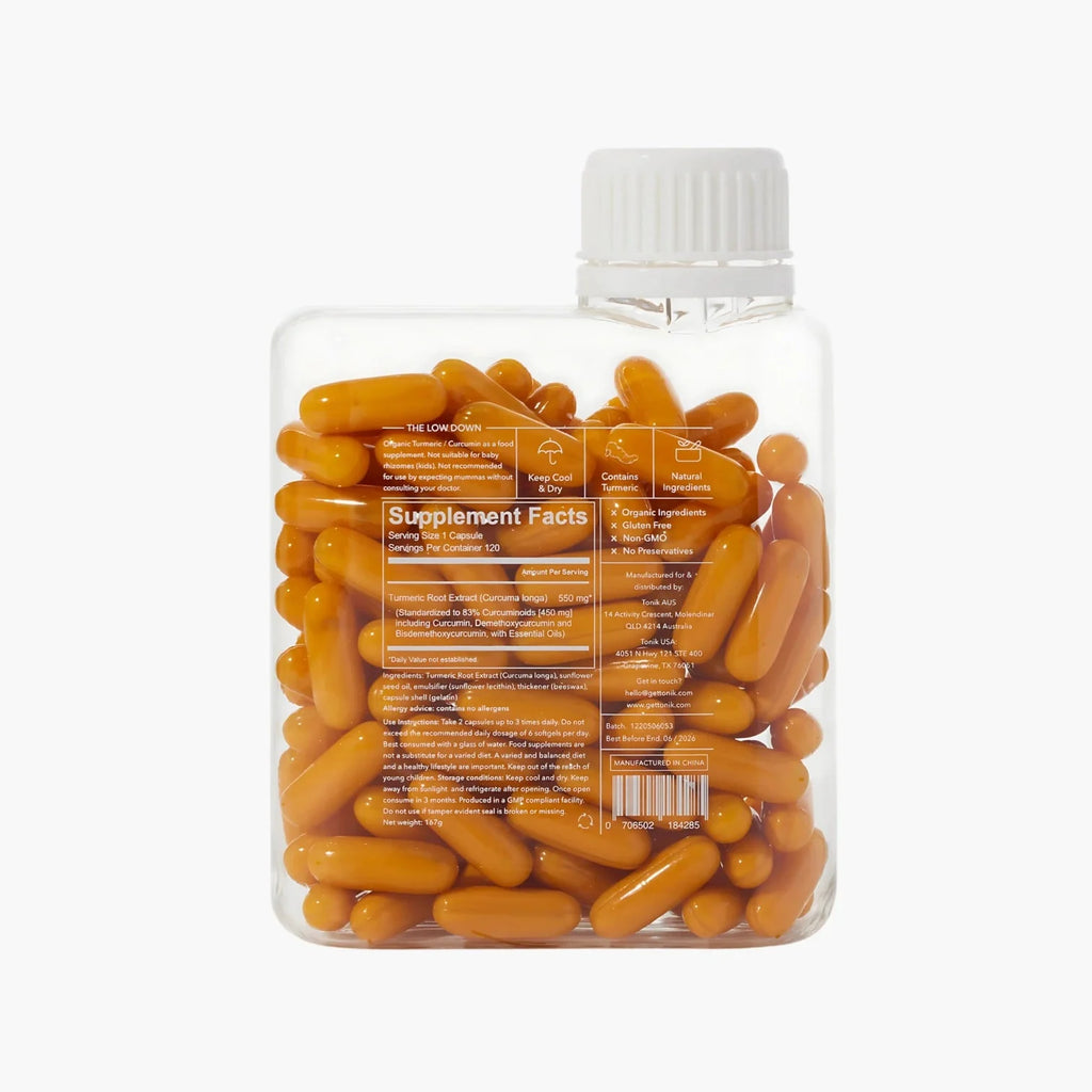 Turmeric Capsules - Tonik - B. Health Shop