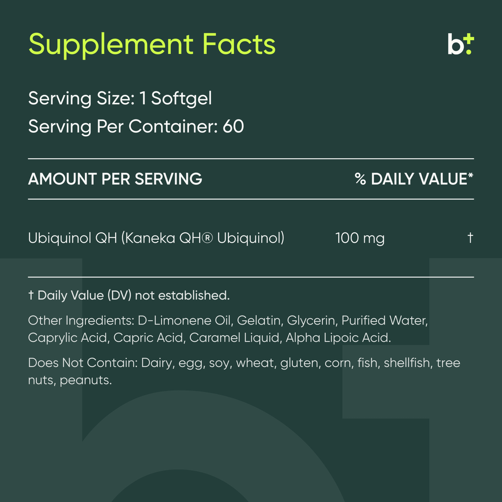 Ubiquinol CoQ - 10 100mg - ProHealth - B. Health Shop