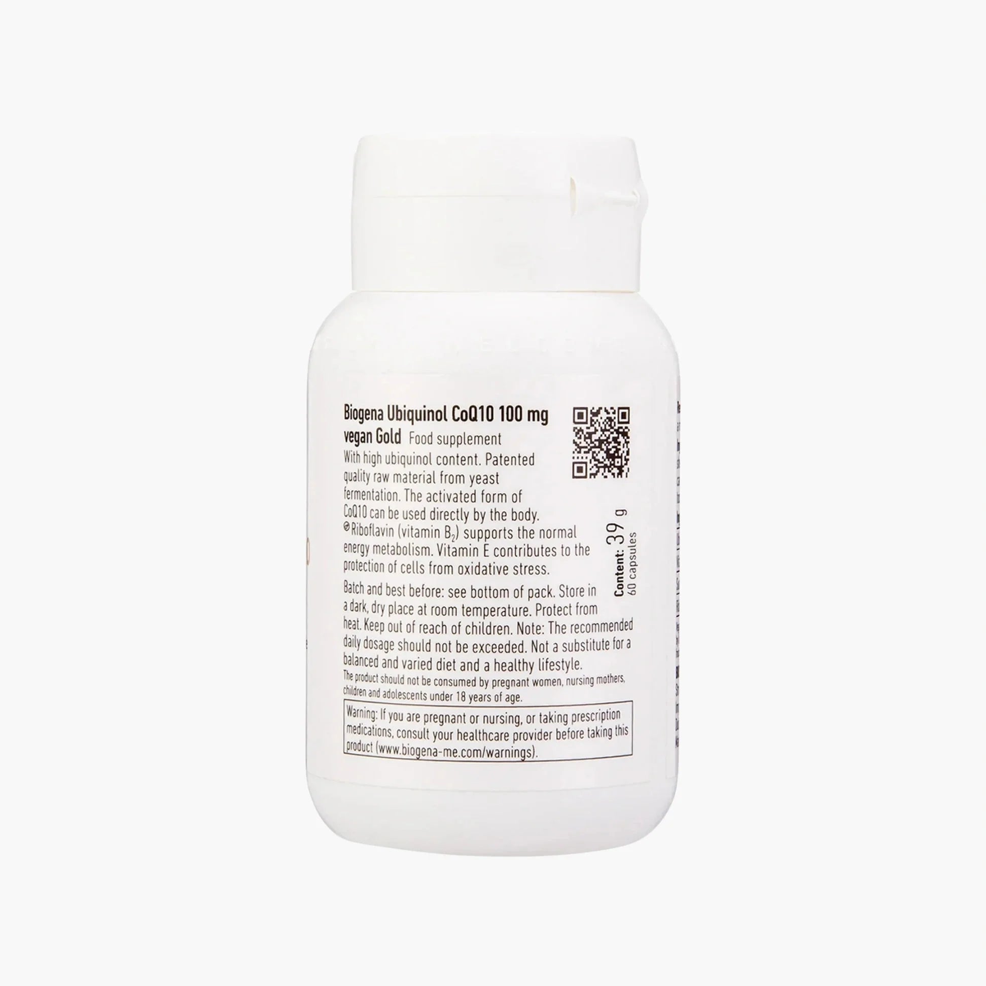Ubiquinol CoQ10 vegan - BIOGENA - B. Health Shop