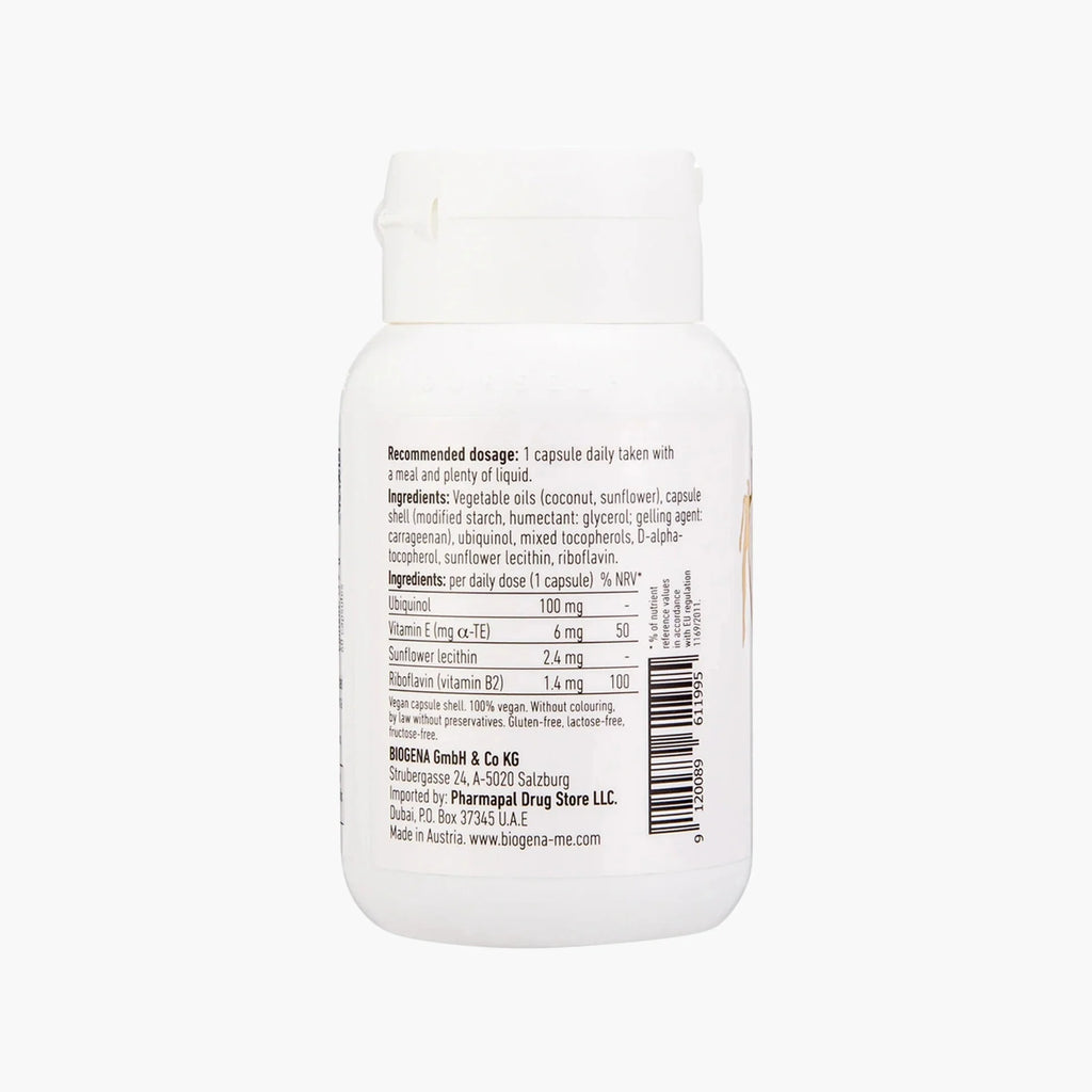 Ubiquinol CoQ10 vegan - BIOGENA - B. Health Shop