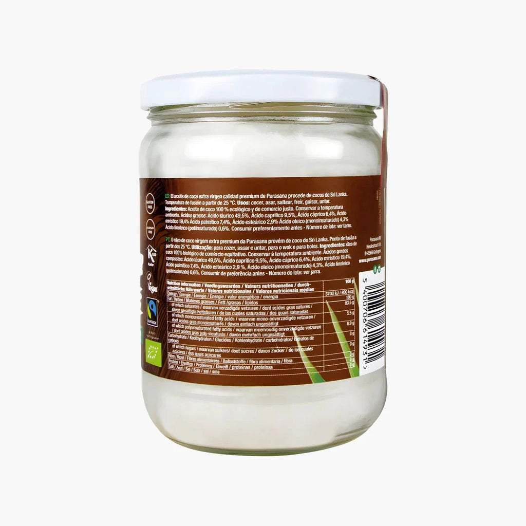 Virgin Coconut Oil - purasana - B. Health Shop