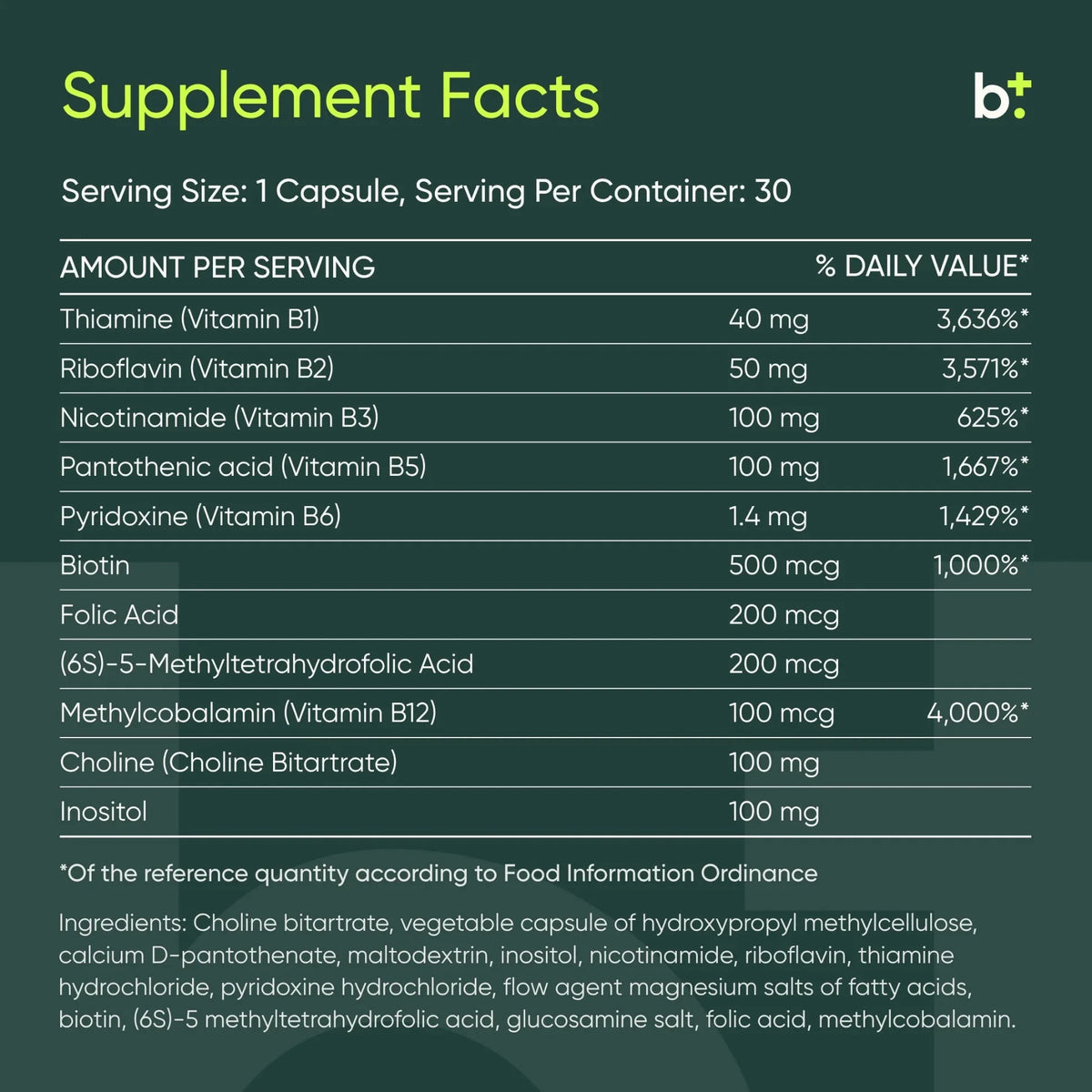Vitamin B-Komplex mse - mse MitoMed - B. Health Shop
