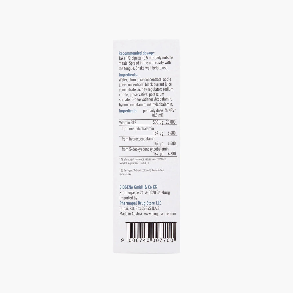 Vitamin B12 - BIOGENA - B. Health Shop