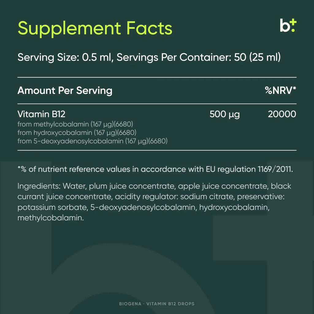 Vitamin B12 - BIOGENA - B. Health Shop