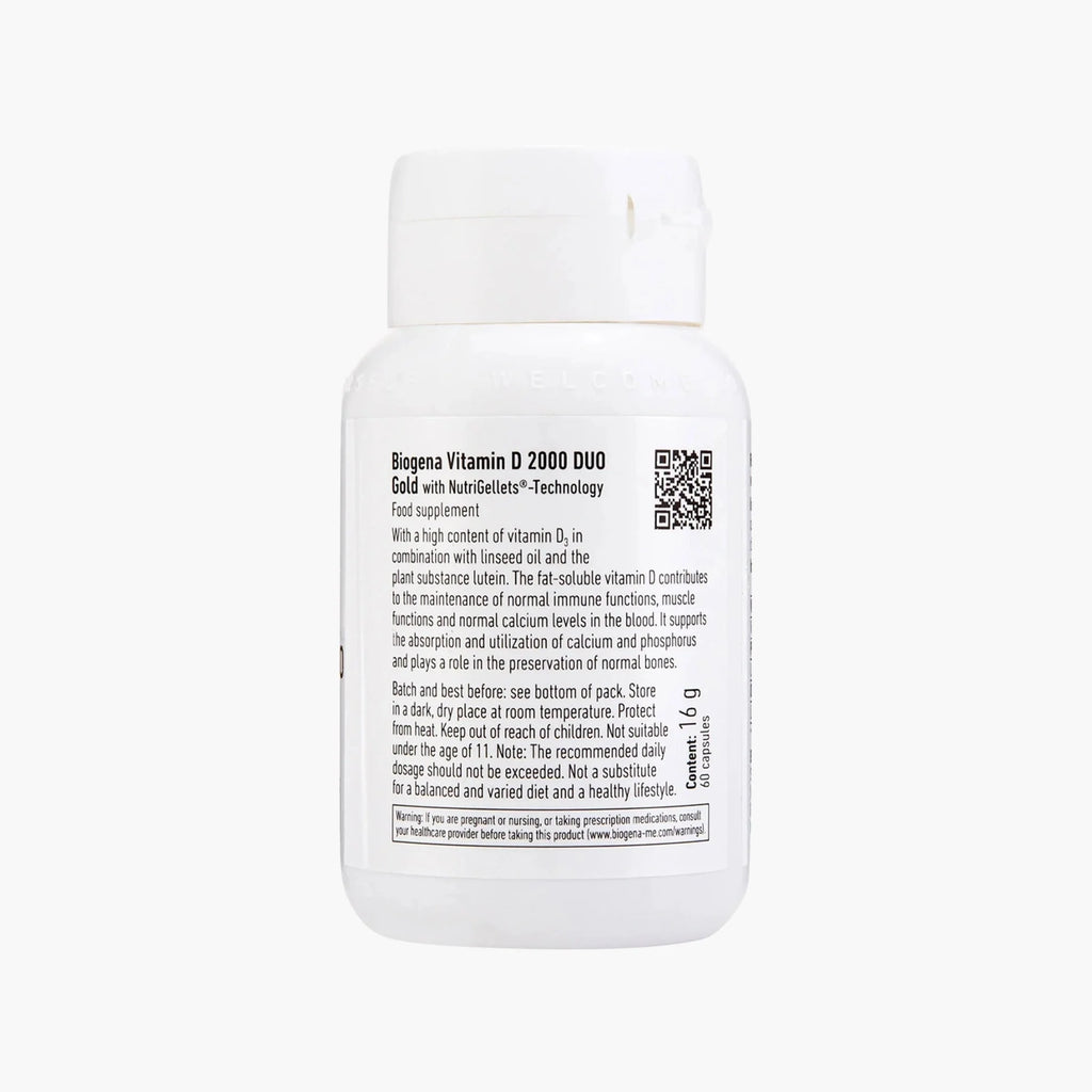 Vitamin D 2000 DUO Gold - BIOGENA - B. Health Shop