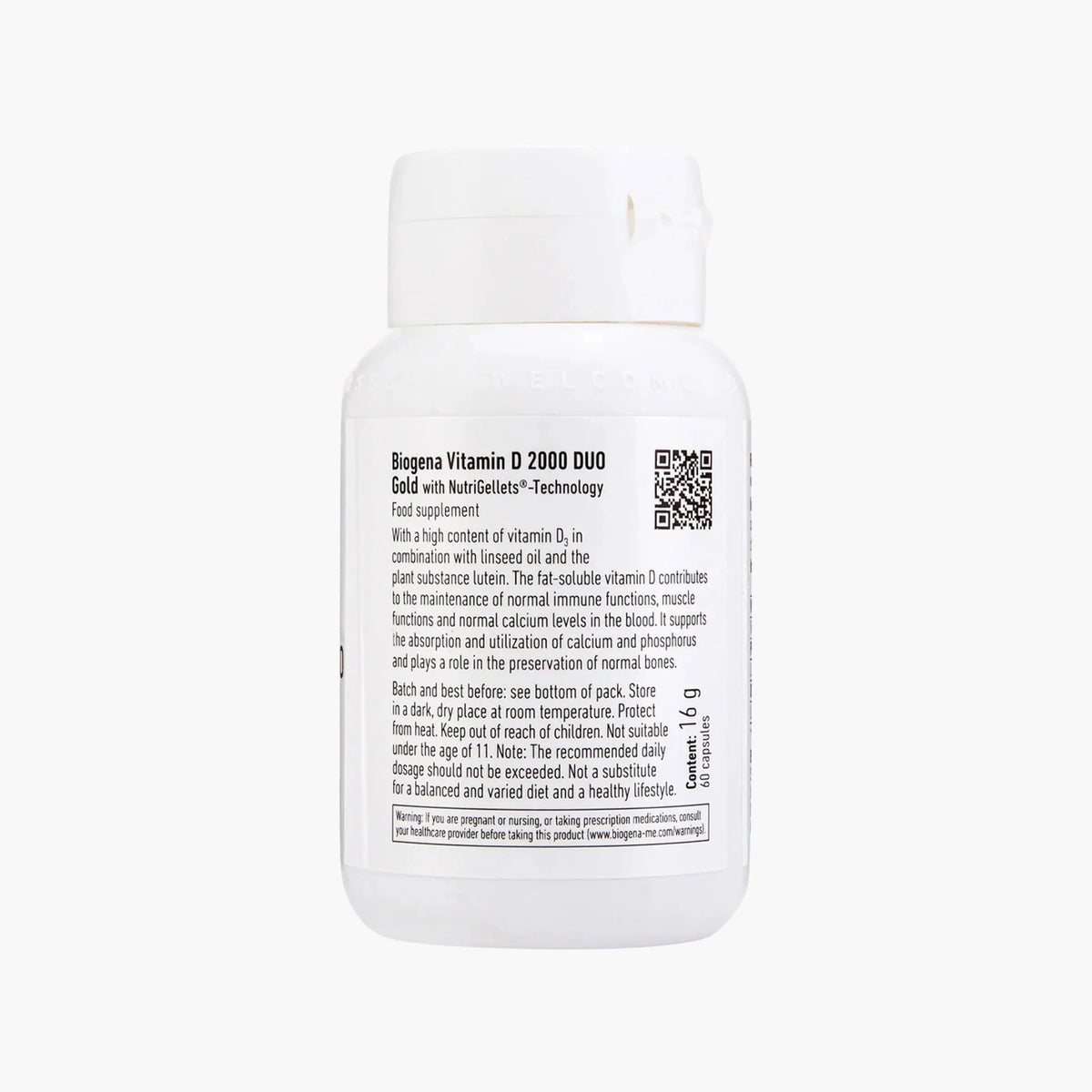 Vitamin D 2000 DUO Gold - BIOGENA - B. Health Shop
