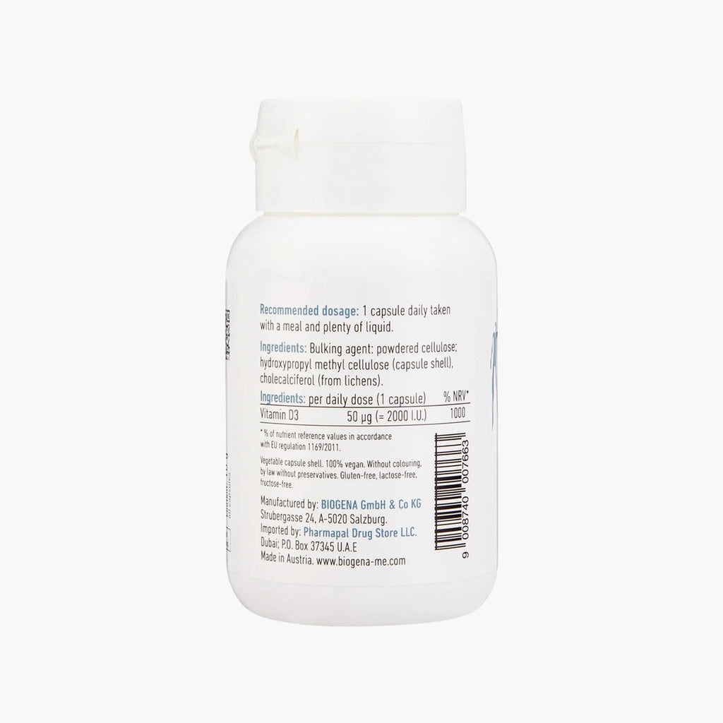 Vitamin D3 2000 Vegan - BIOGENA - B. Health Shop