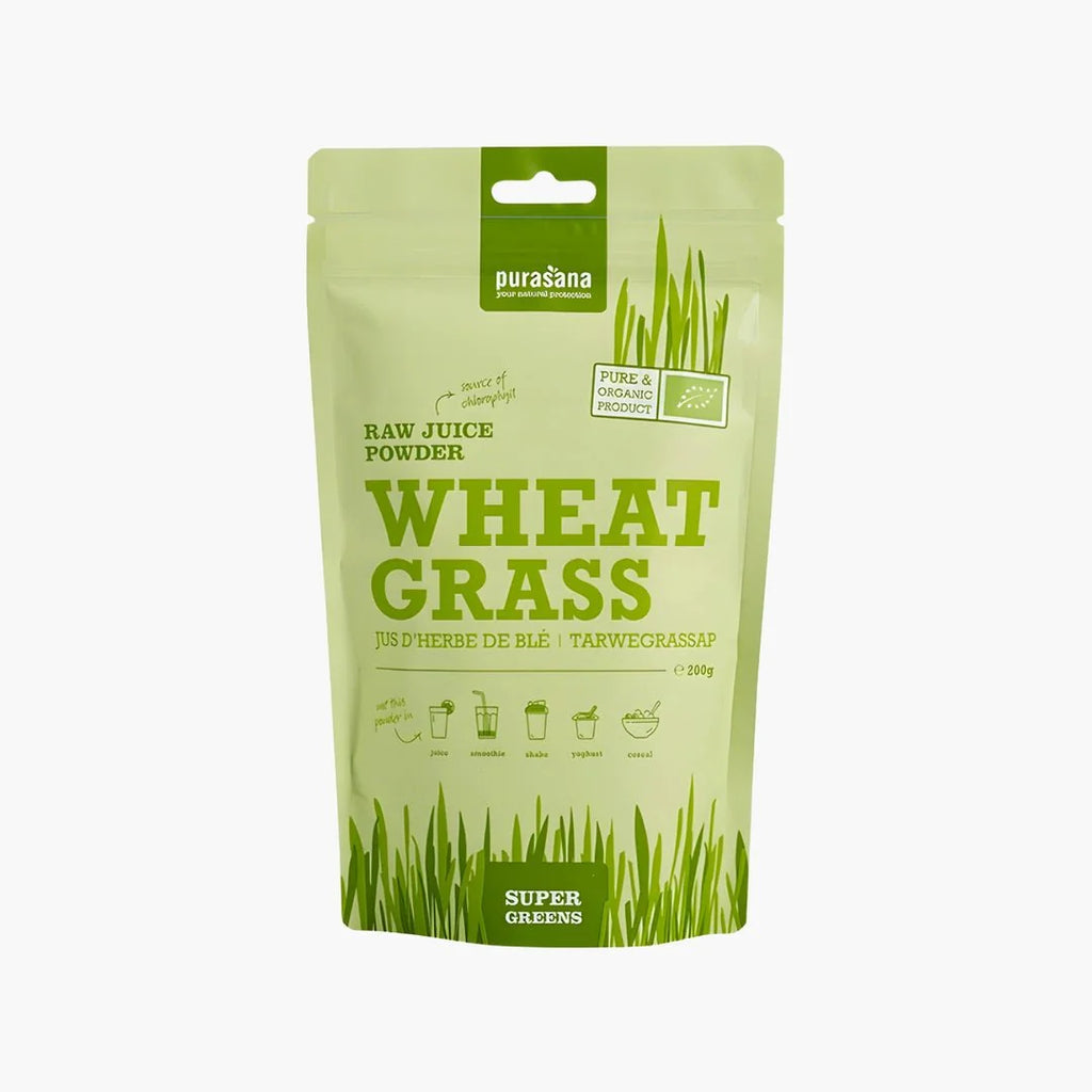 Wheatgrass Juice Powder - purasana - B. Health Shop